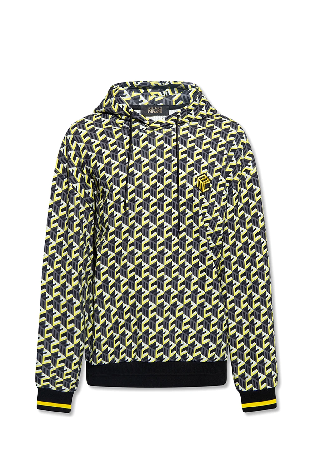 Wzorzysta bluza z kapturem