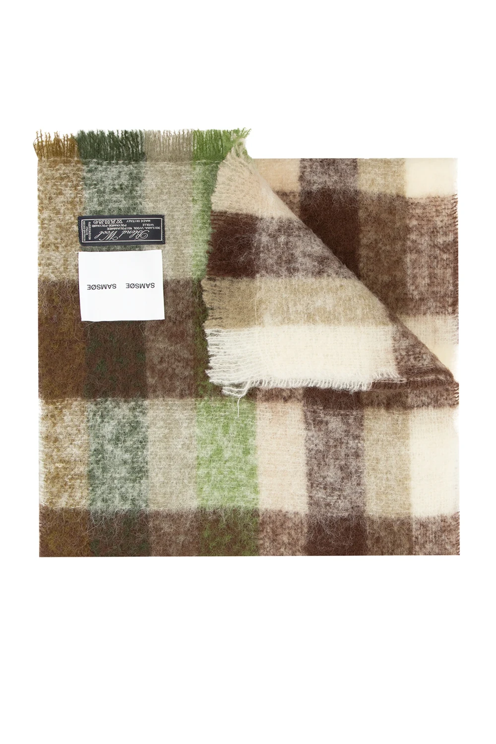BROWN Wool scarf
