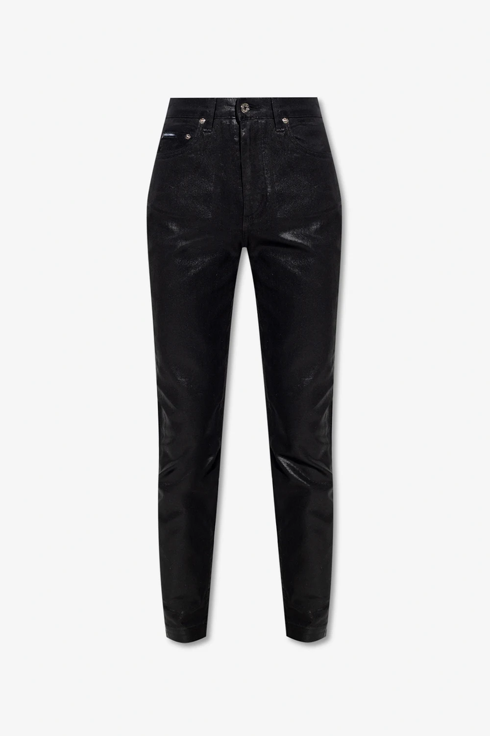 BLACK ‘Audrey’ waxed jeans