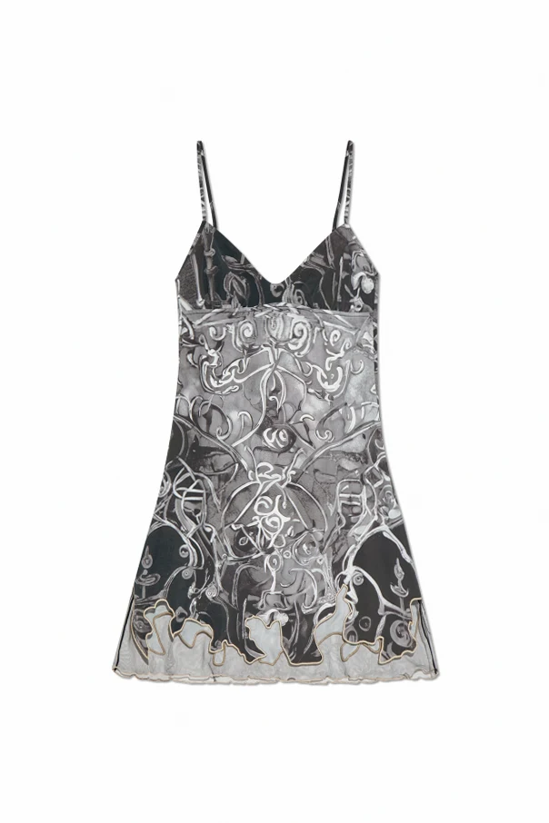 GRAU Kleid „D-INLAY“