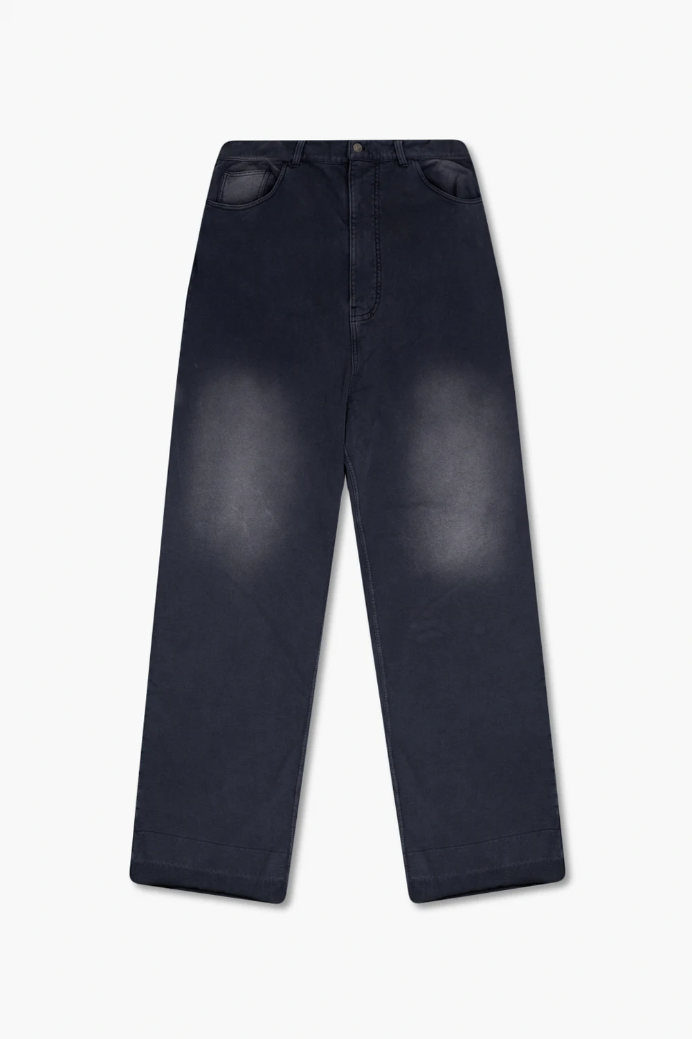 GREY Baggy trousers with duct tape