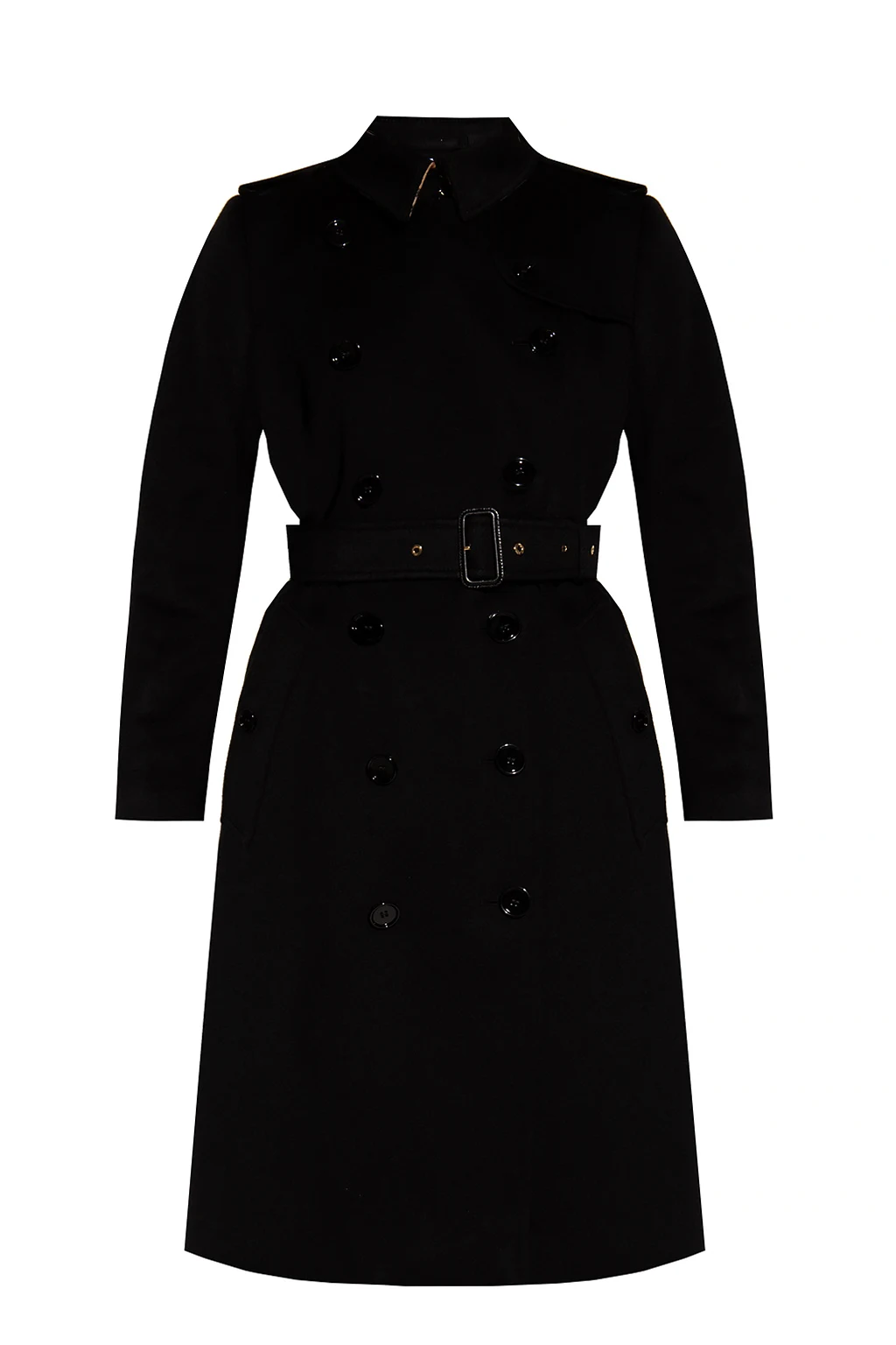 BLACK Cashmere trench coat