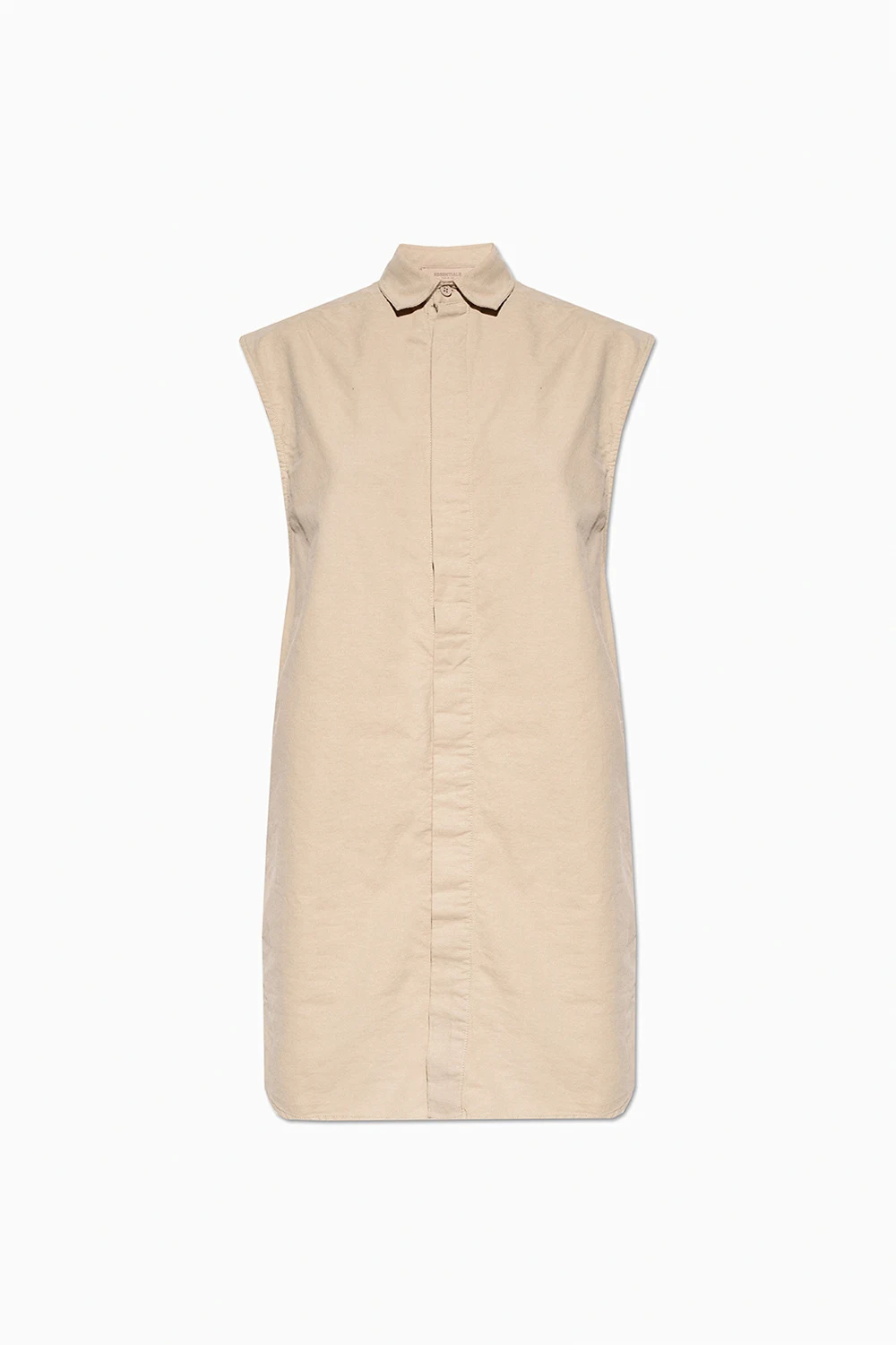 GREY Cotton sleeveless shirt
