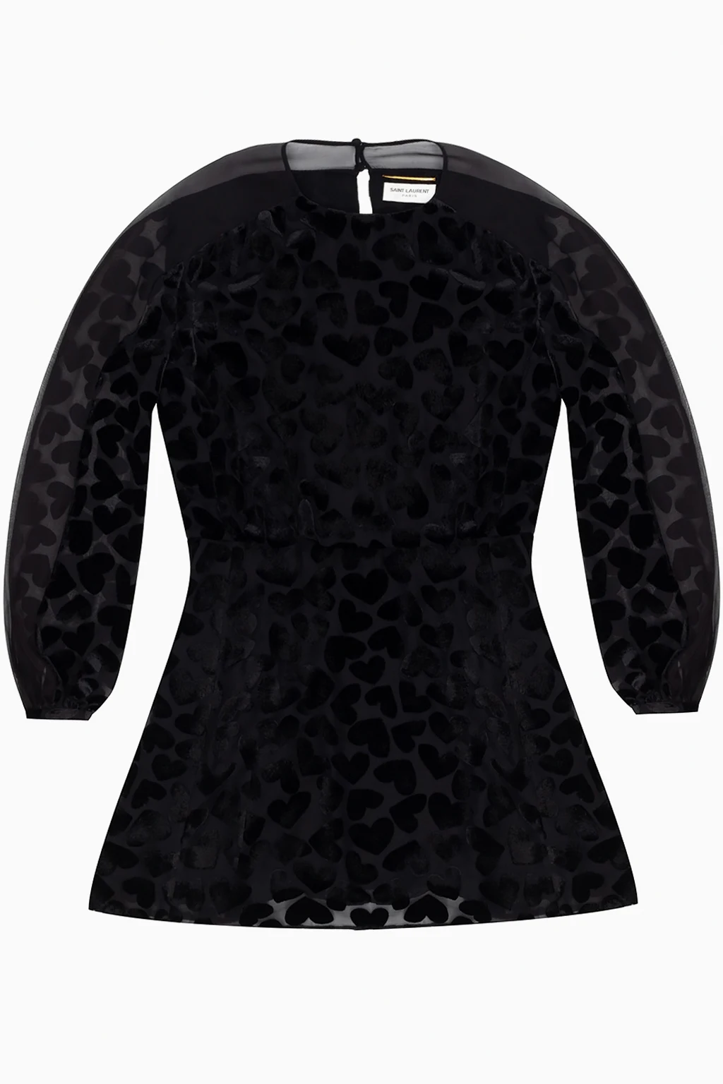 Heart-printed dress