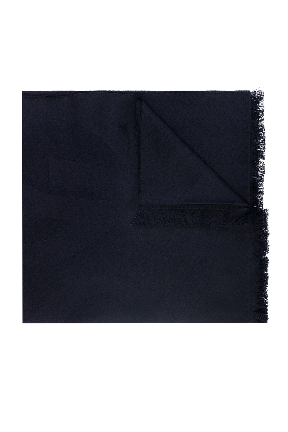 NAVY BLUE Wool scarf
