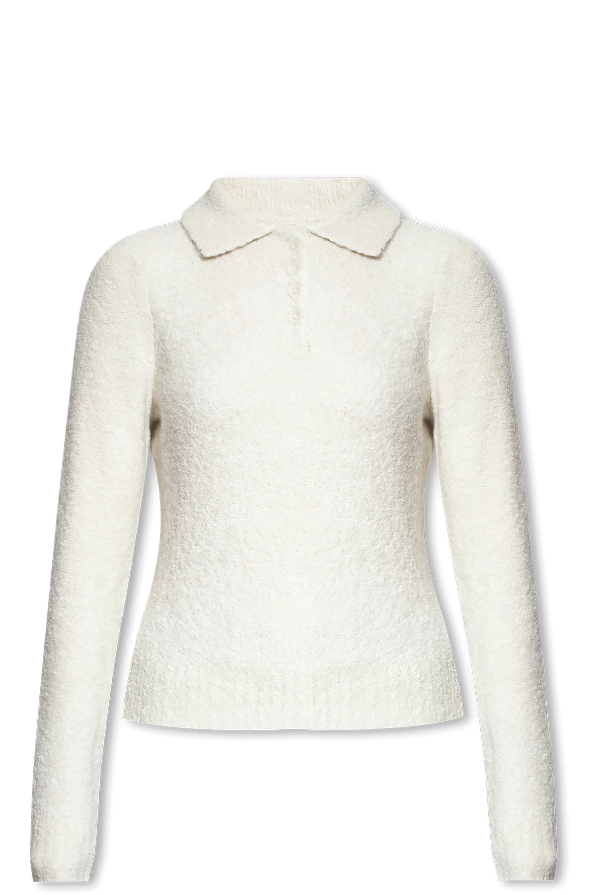 WHITE ’Jessi’ polo sweater