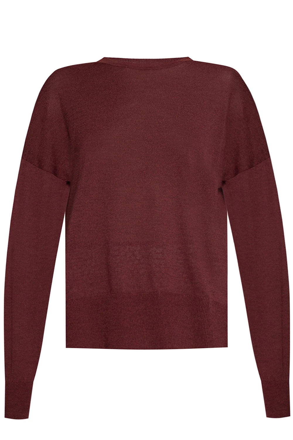 BURGUNDY Organic cotton sweater