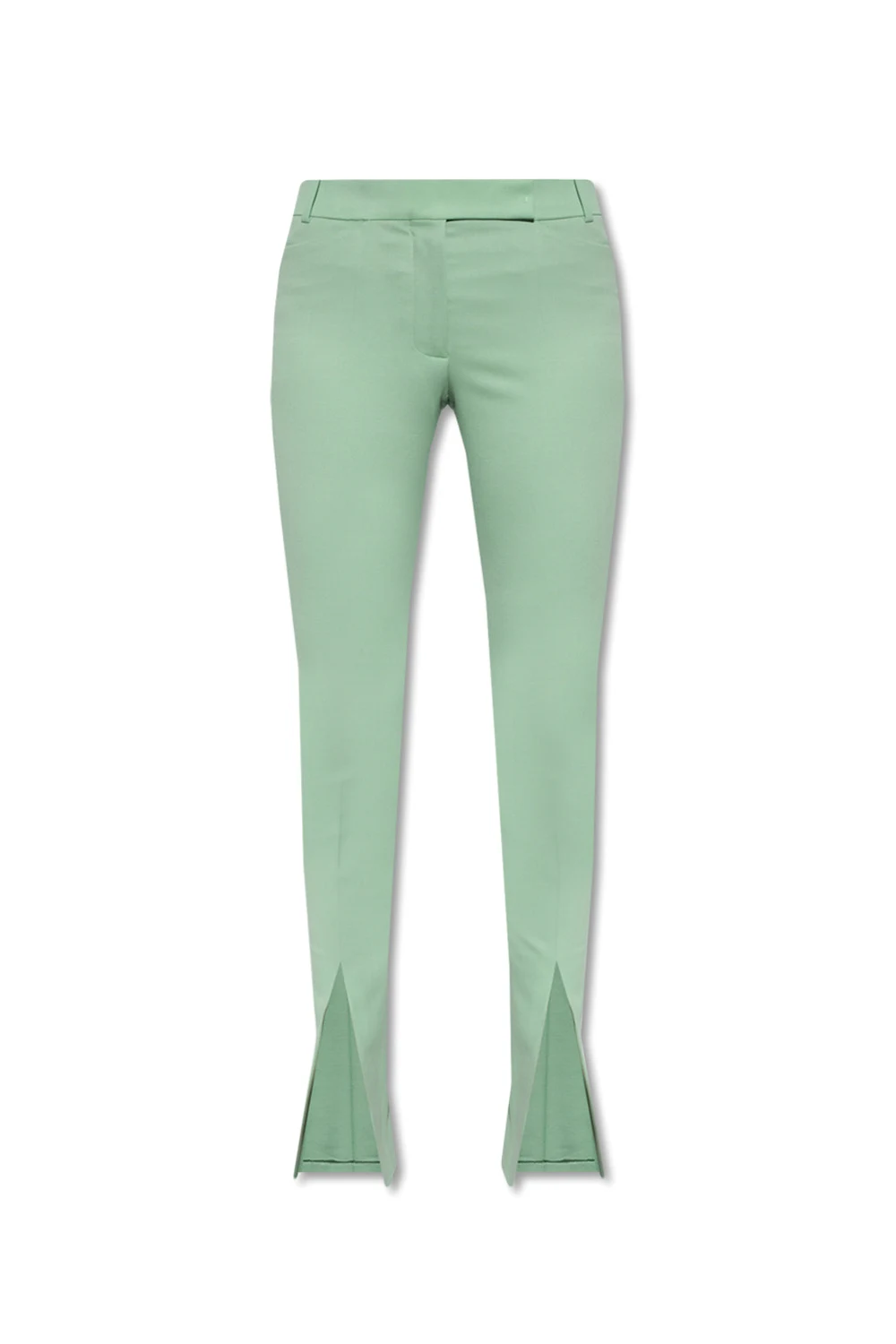 Trousers with slits
