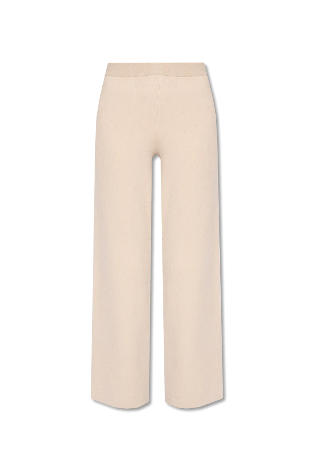 cream Wide-legged trousers