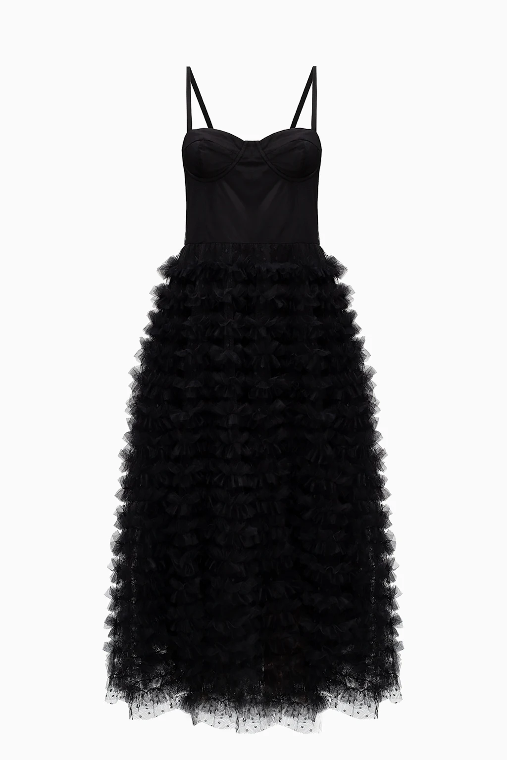 BLACK Tulle dress with corset