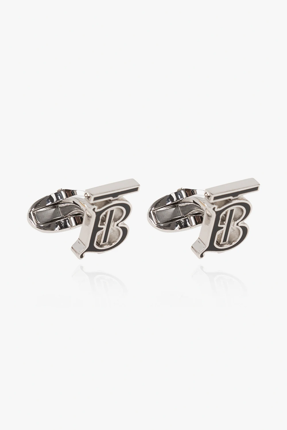 SILVER Logo cufflinks