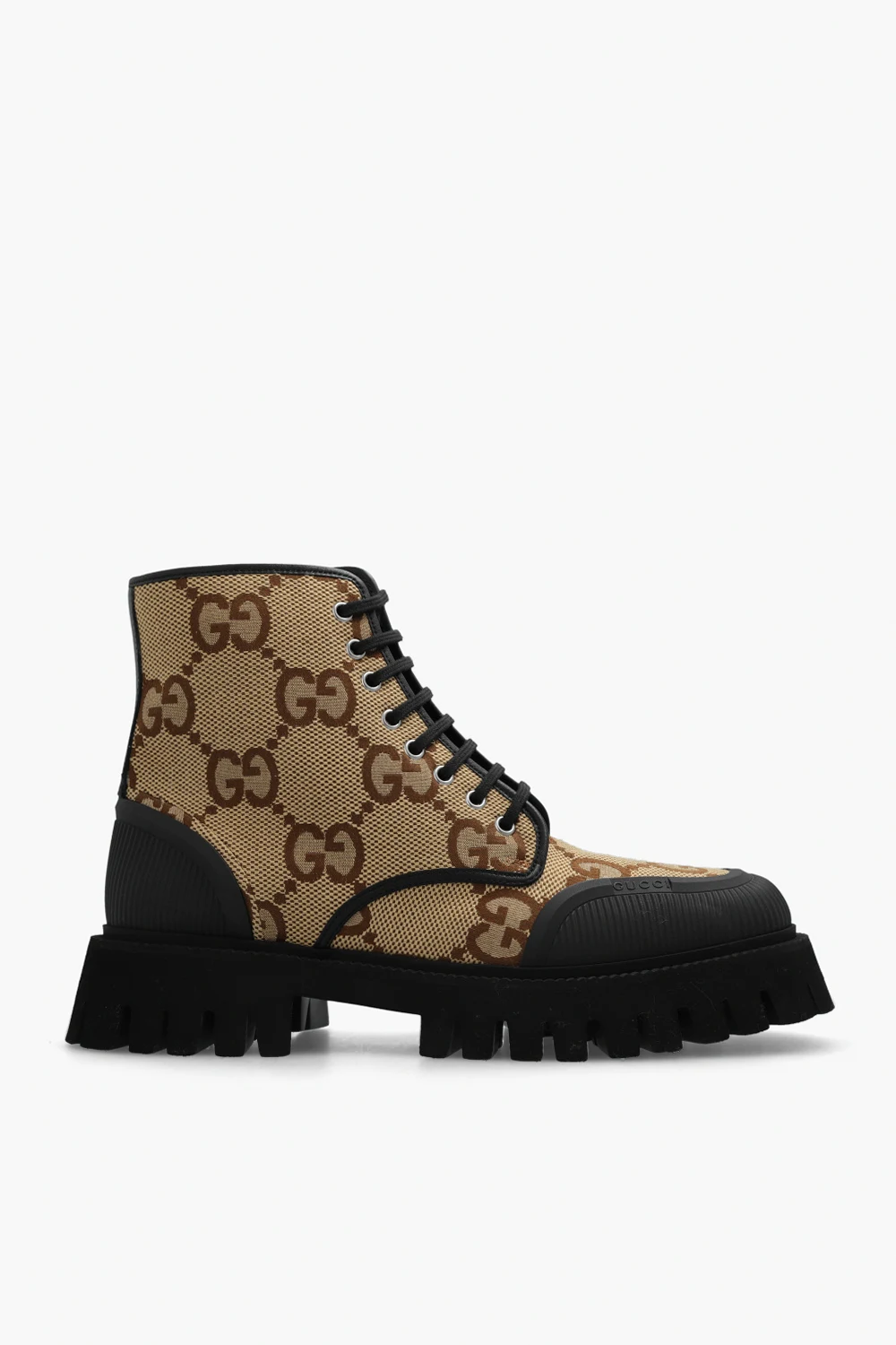 Monogrammed ankle boots