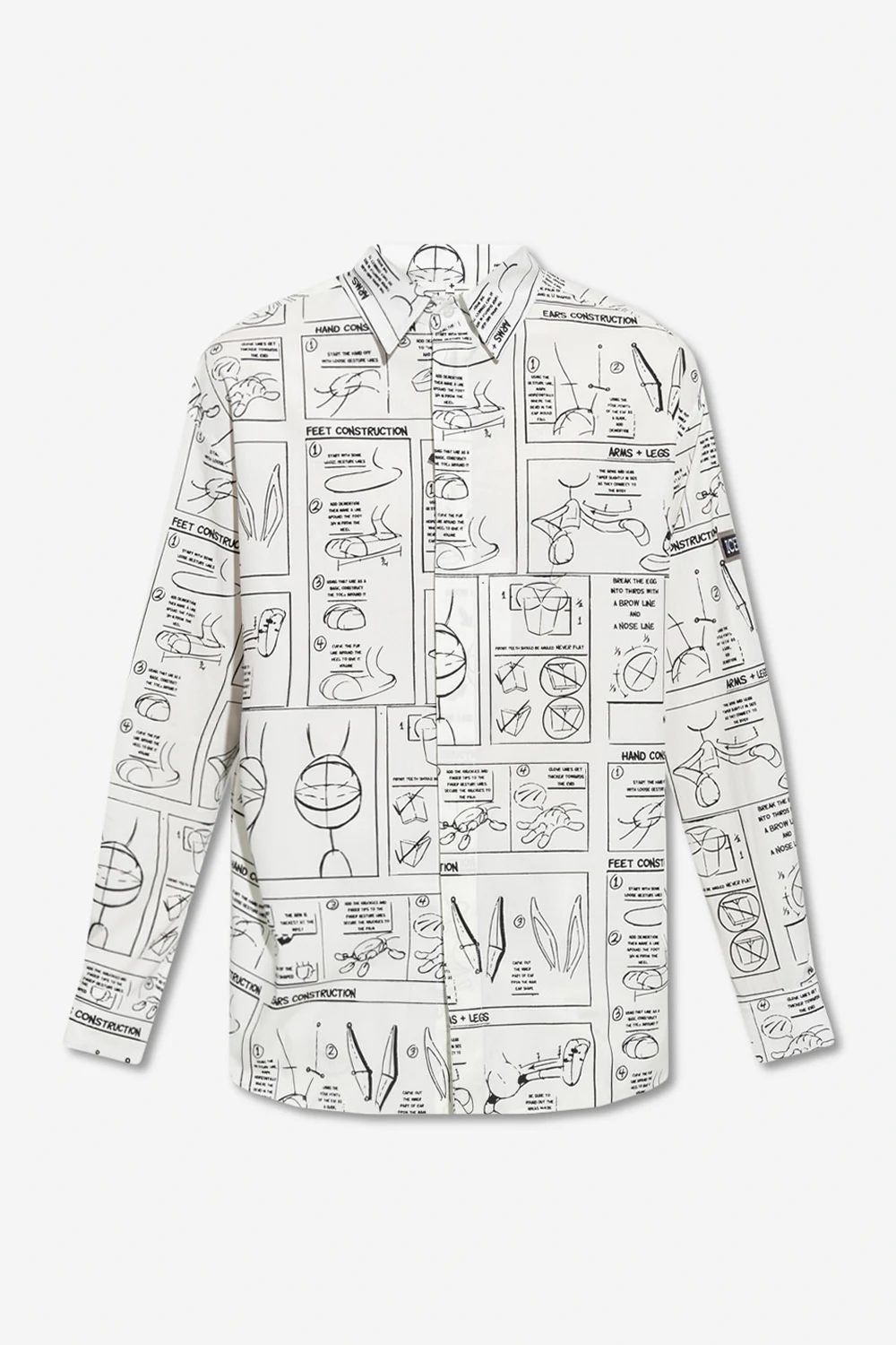WHITE Patterned shirt