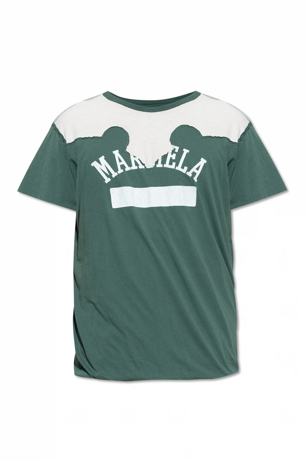 T-shirt z surowym wykończeniem