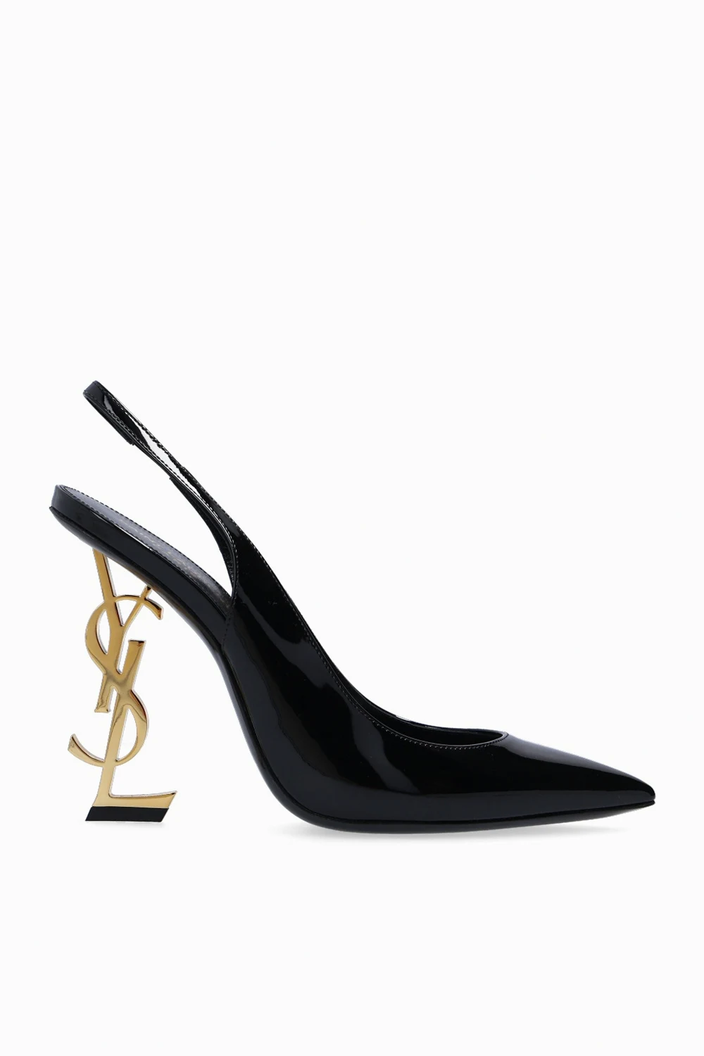 ‘Opyum’ pumps with logo heel