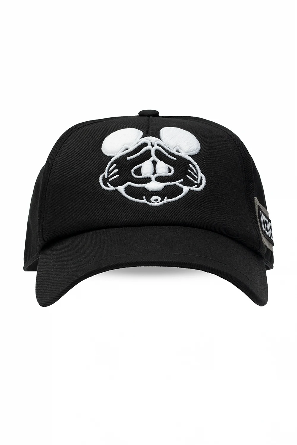BLACK Baseball cap with logo