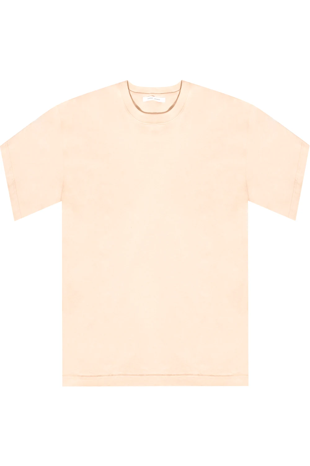beige T-shirt from GOTS cotton