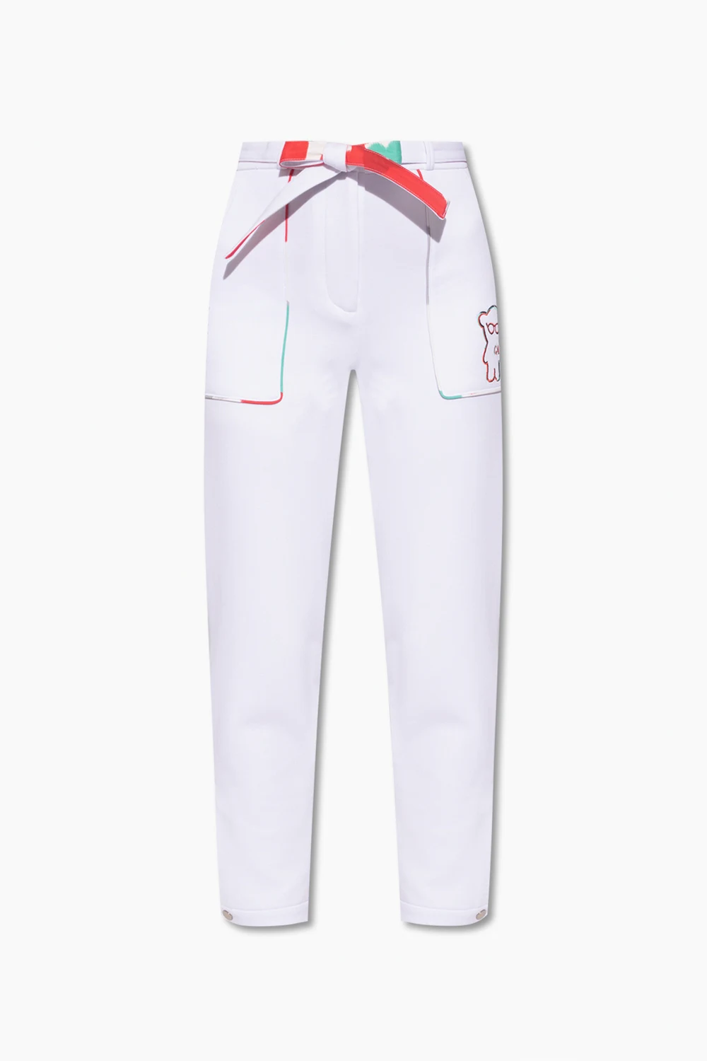 WHITE ‘Manga Bear’ collection trousers