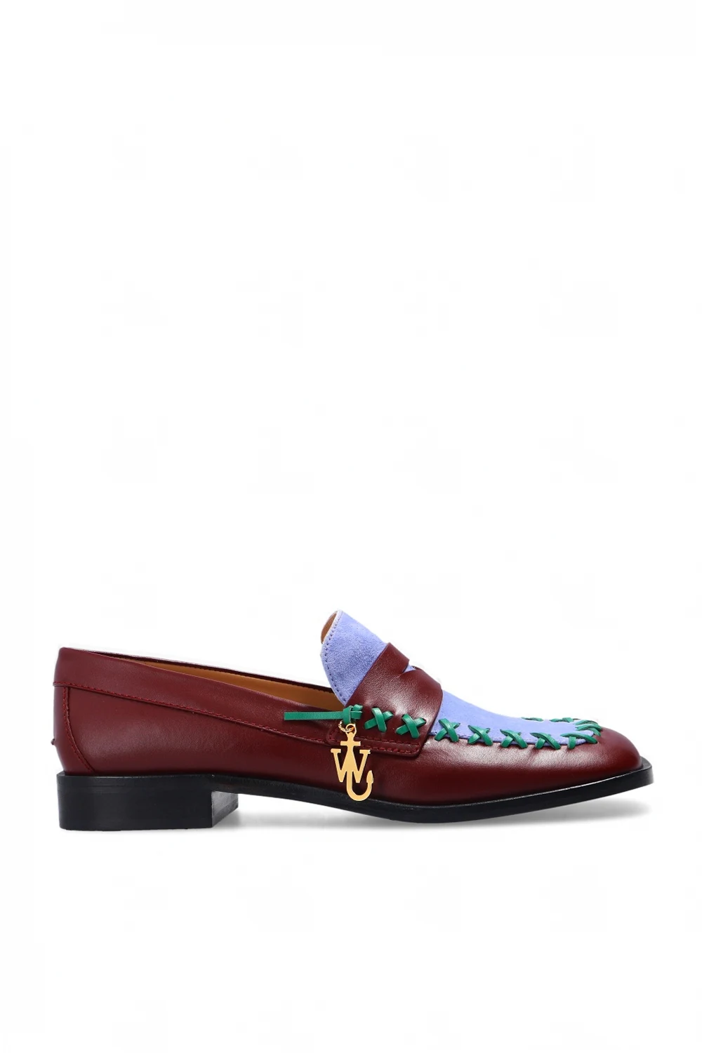 BURGUNDY Loafers with logo