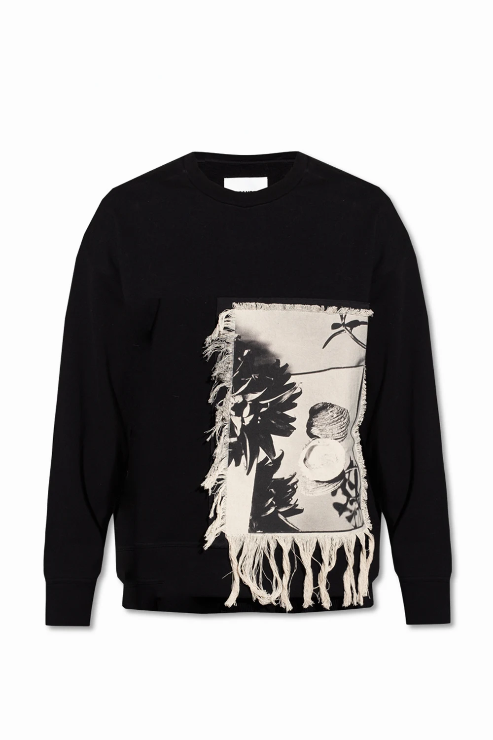 Patched sweatshirt