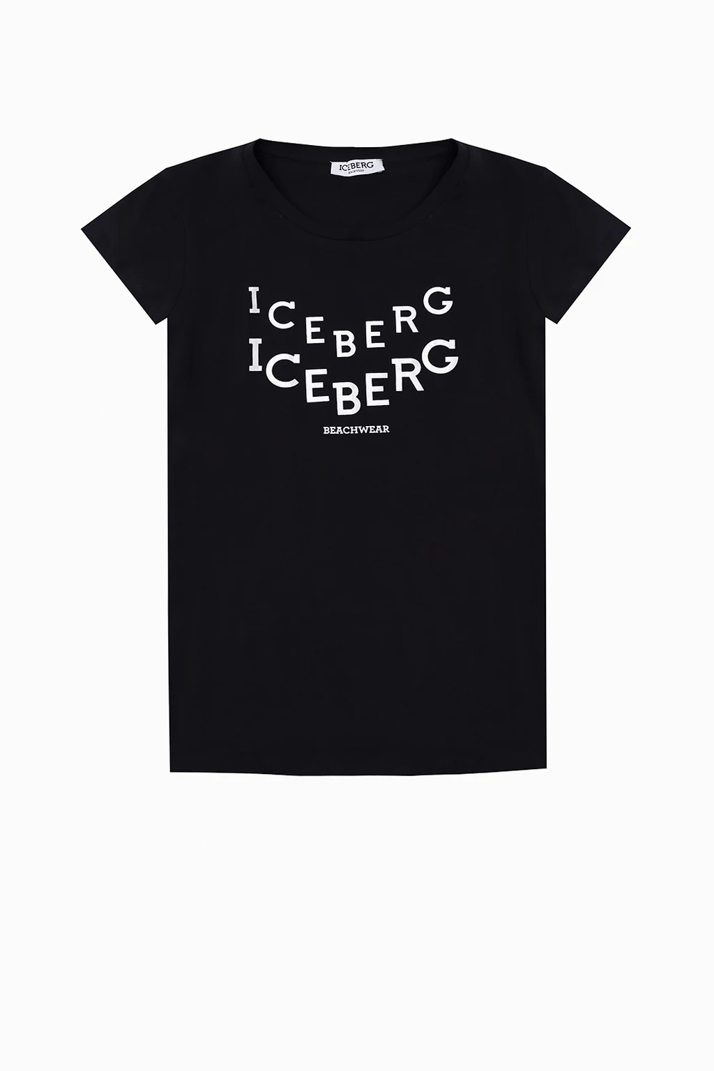 BLACK Logo-printed T-shirt