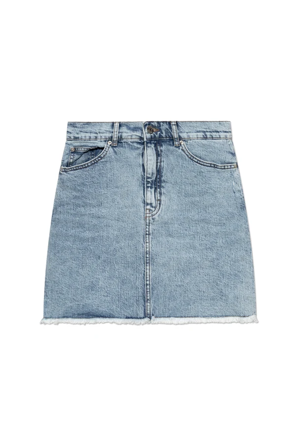 BLUE Denim skirt `Gzdea`