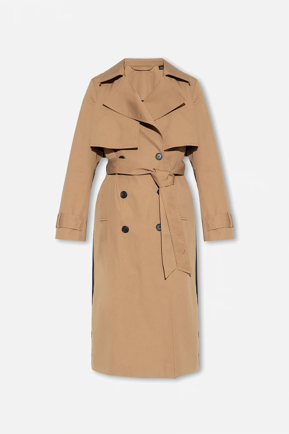 BROWN ‘Mixie’ trench coat with logo