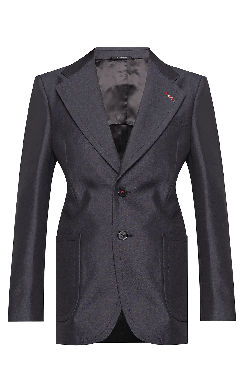 Blazer with notch lapels