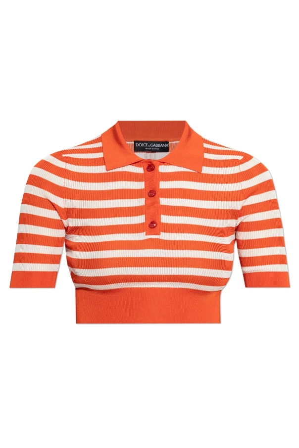 ORANGE Kurzes Polo