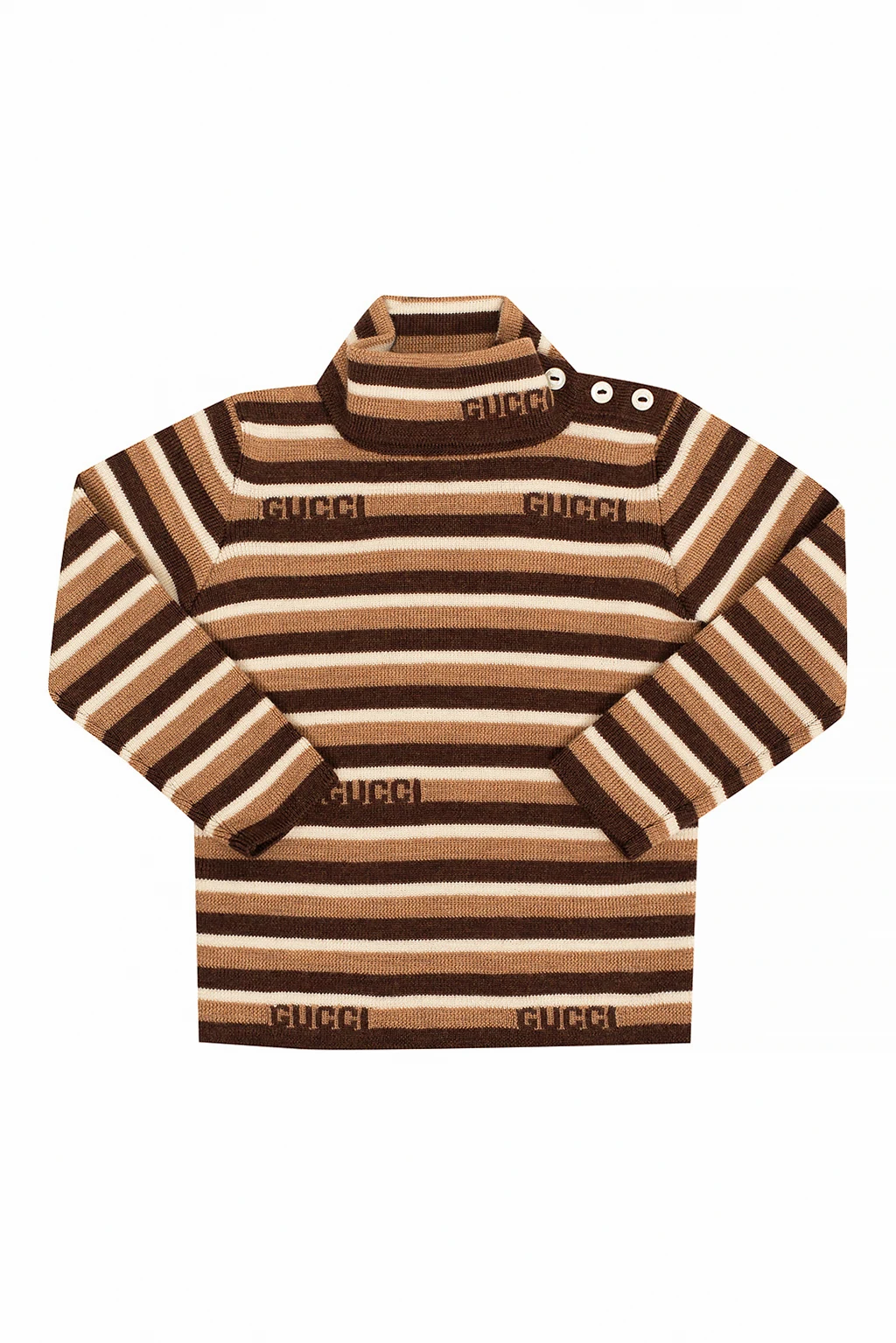 BROWN Sweater with logo
