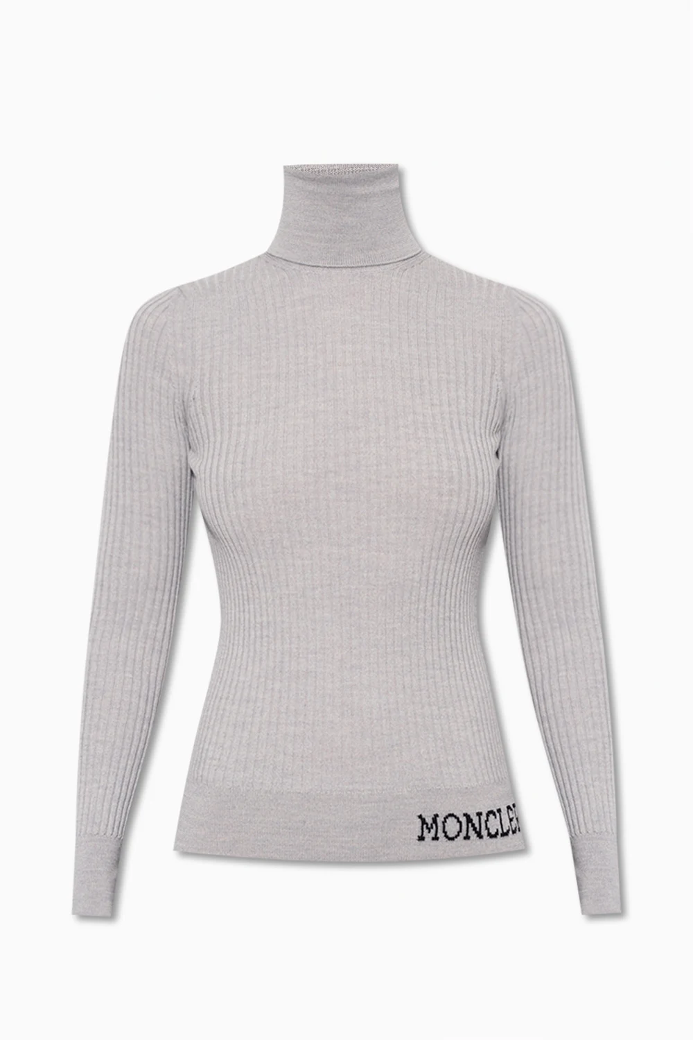 Ribbed turtleneck sweater
