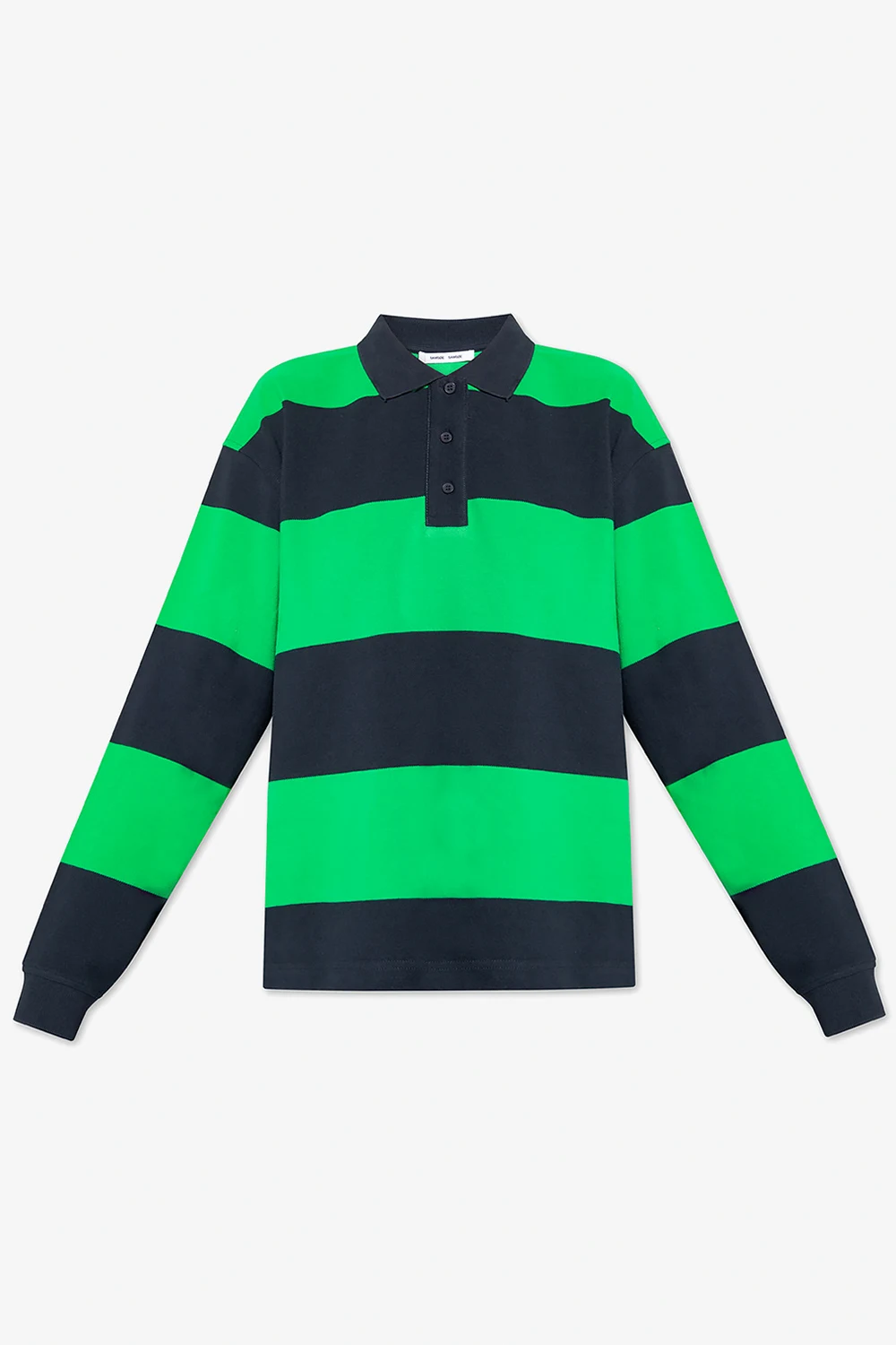 GREEN ‘Odetta’ striped polo shirt