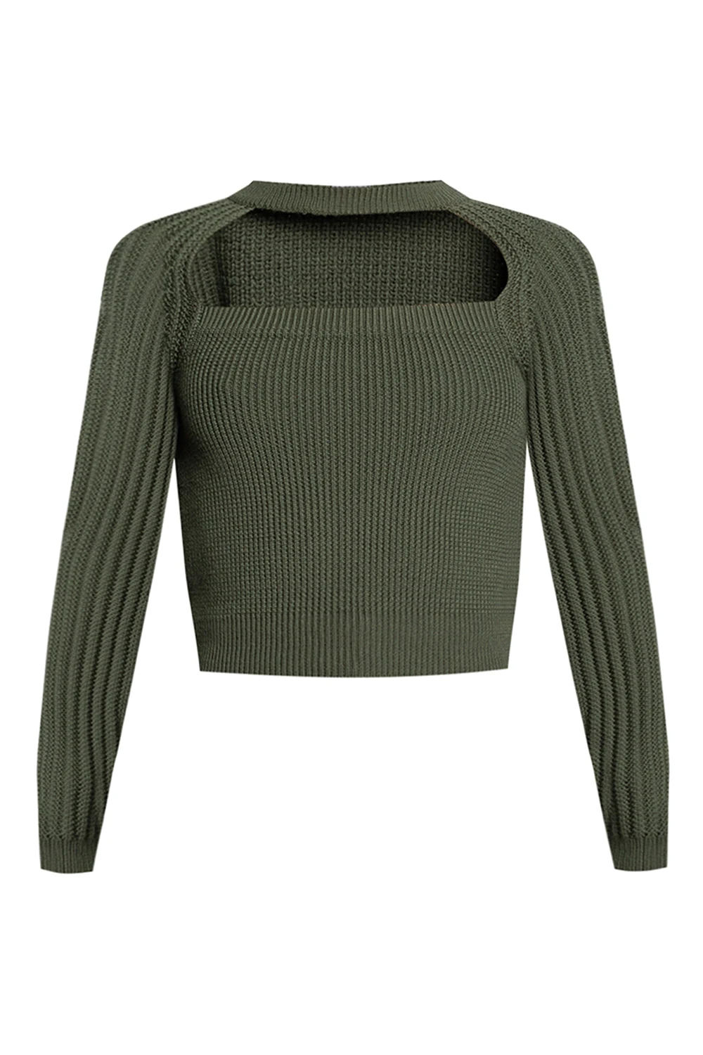 Sweter z wycięciem