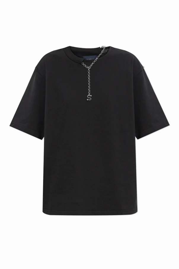 CZARNY T-shirt `Oblato`