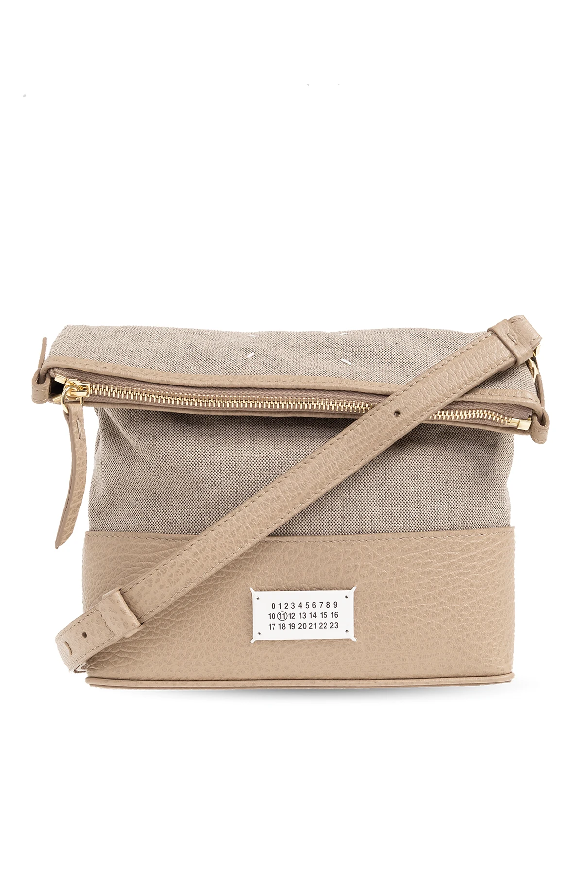 beige Shoulder bag with logo