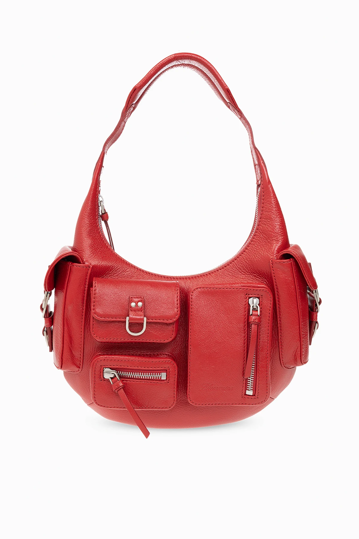 Leather shoulder bag