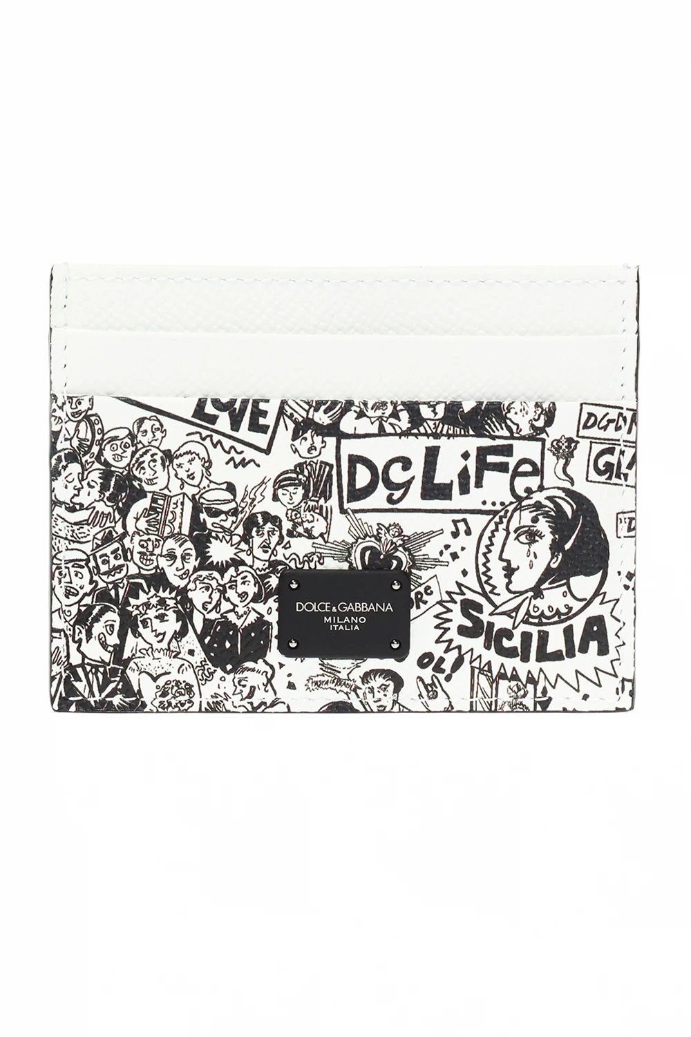 WHITE Branded card case