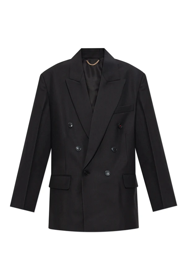 SCHWARZ Zweireihiges Sakko