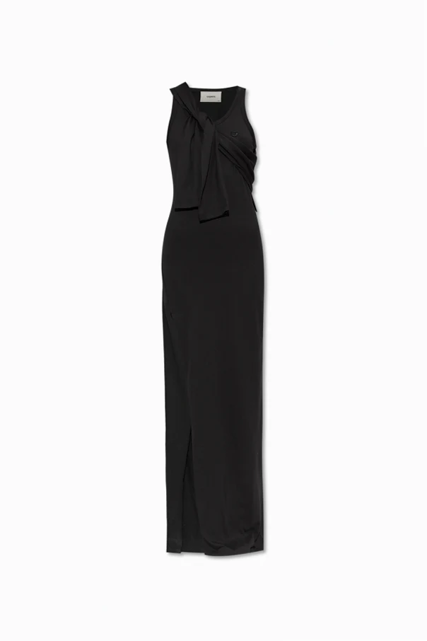 SCHWARZ Kleid mit langen Ärmeln