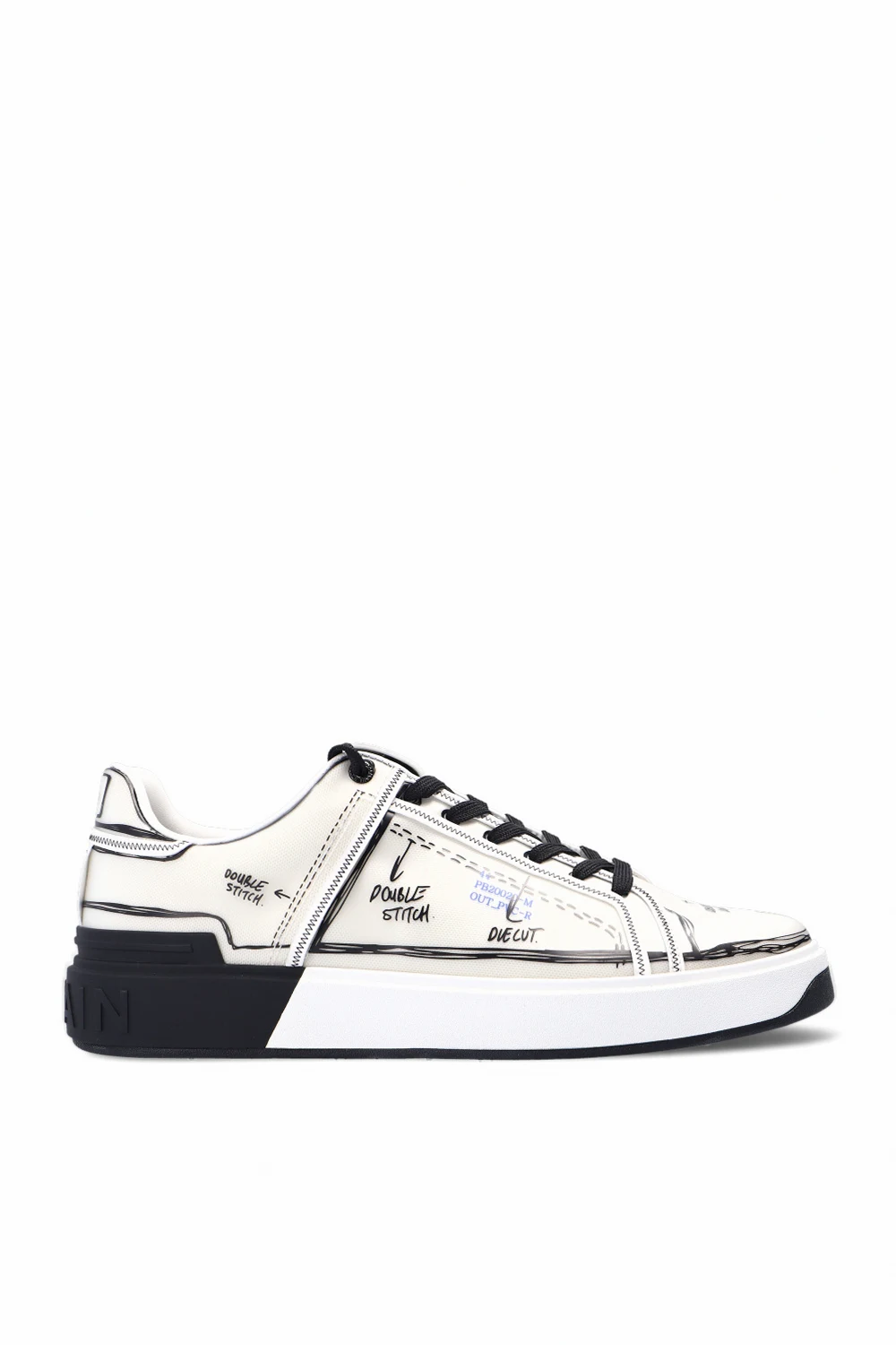 cream Sneakers with logo