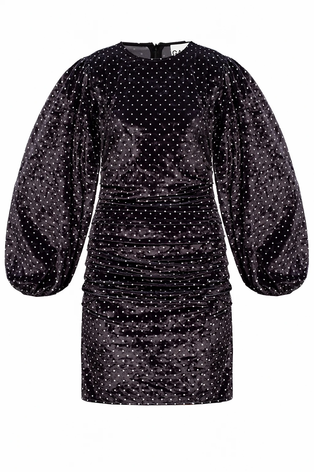 Dress with gathers
