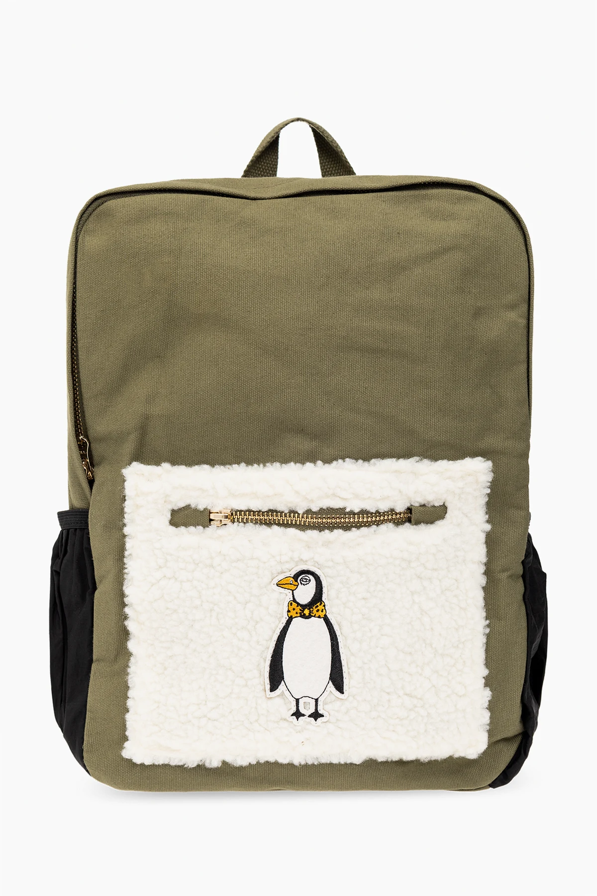 Backpack with penguin motif
