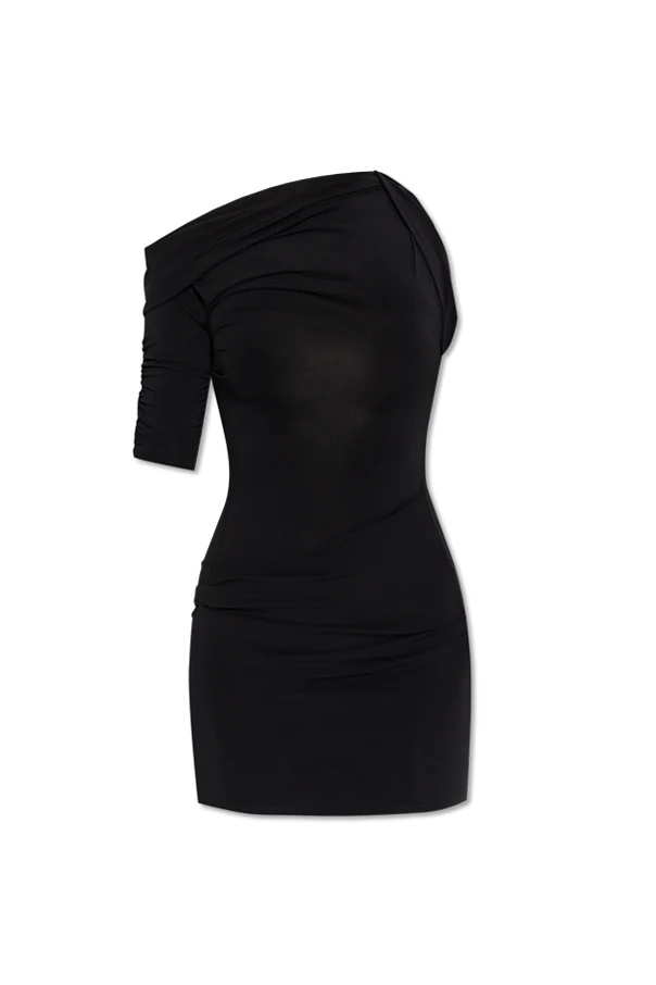 SCHWARZ Kleid „Drapeado“