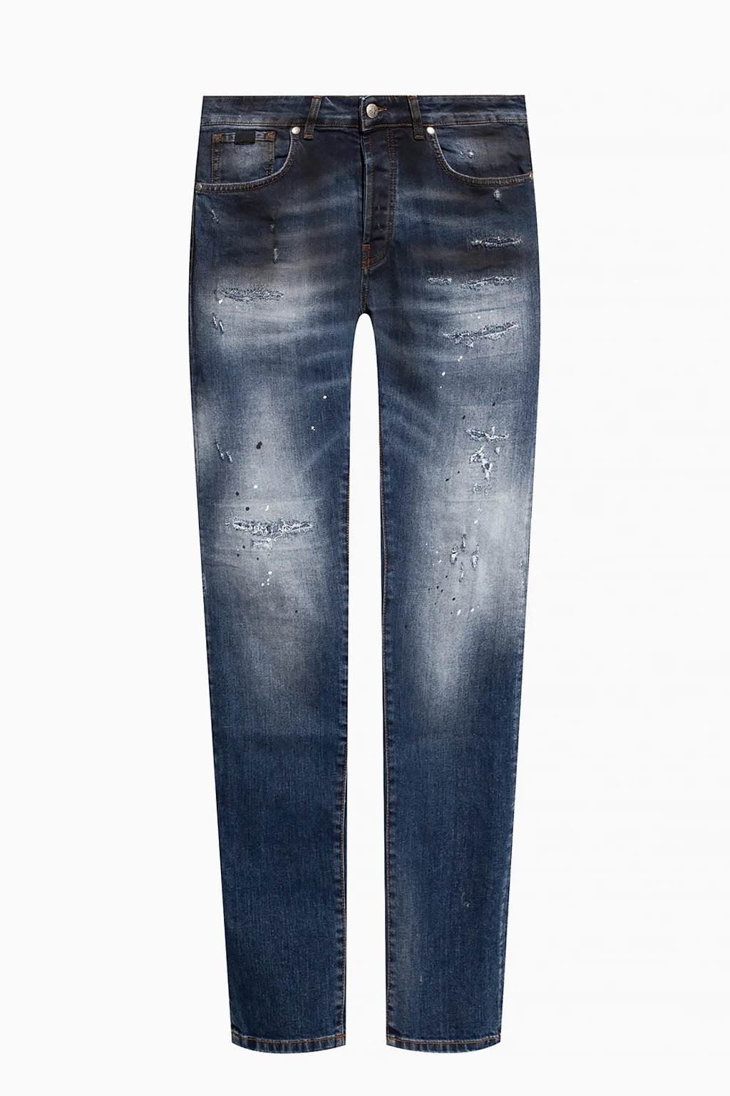 Jeans with faded-effect