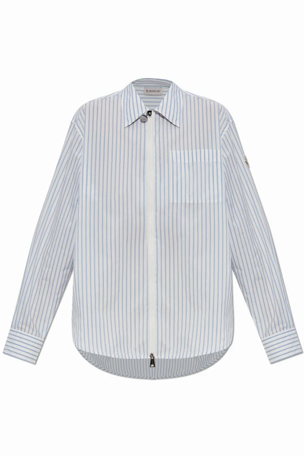 HELLBLAU Gestreiftes Musterhemd „Camicia“