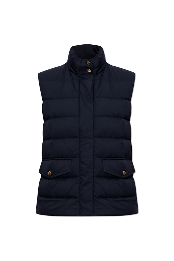 GRANATOWY Kamizelka puchowa `Besset`