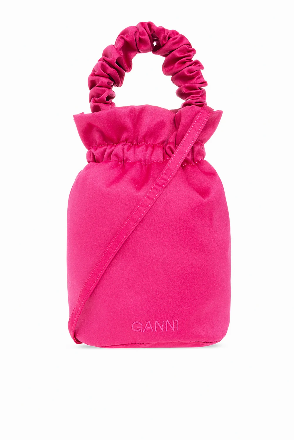 Satin shoulder bag