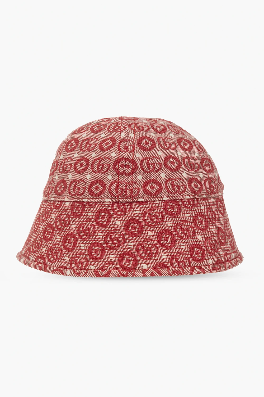 RED Bucket hat with monogram