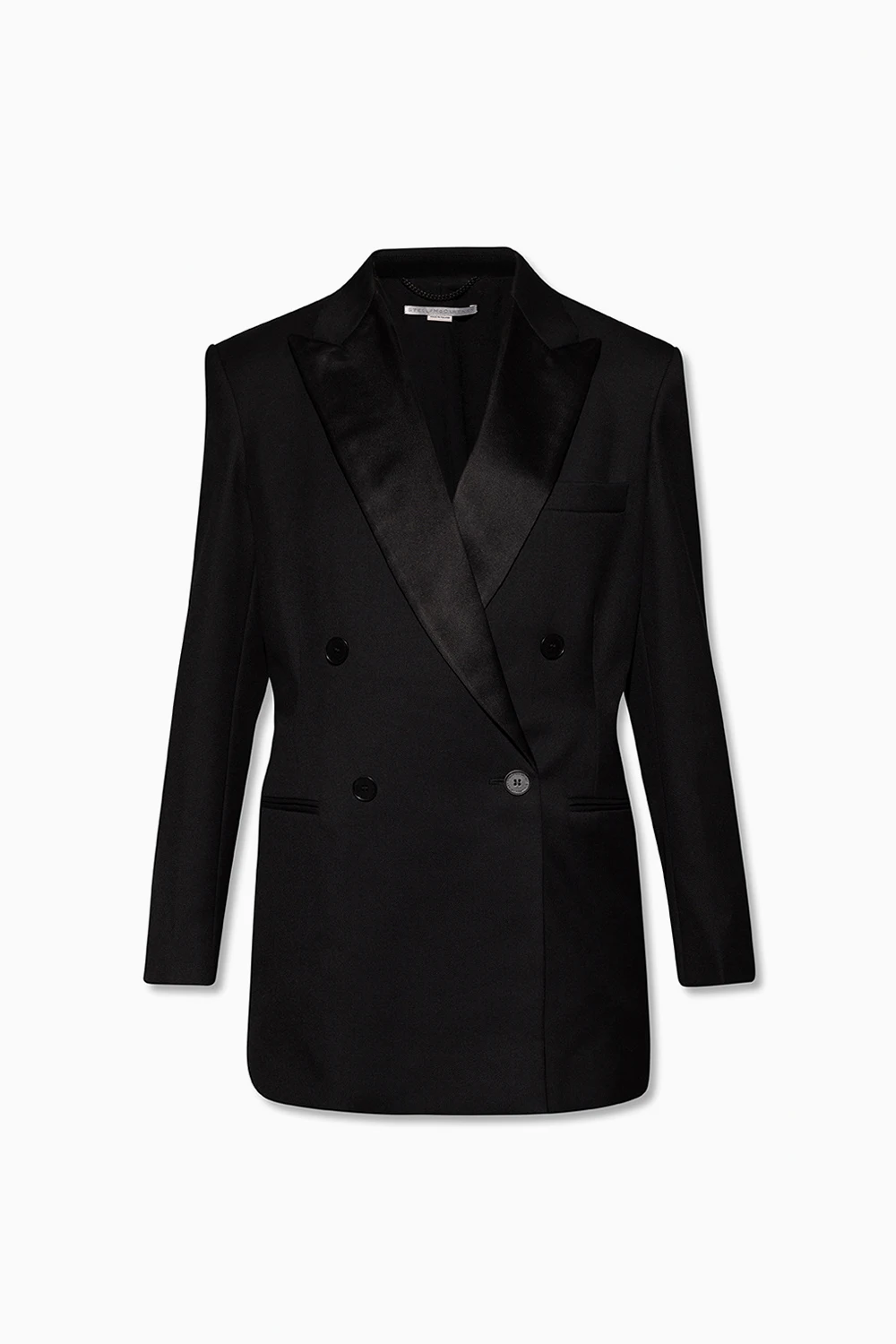BLACK Double-breasted blazer
