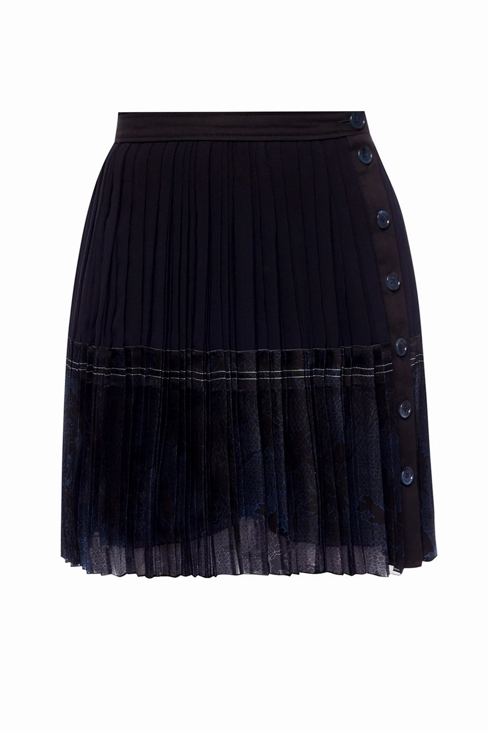 Short pleated skirt